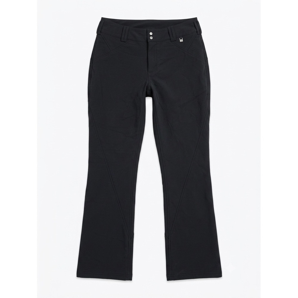 Nils Womens Black Waterproof Breathable 4-Way Stretch Ski Pants Size 16 R
